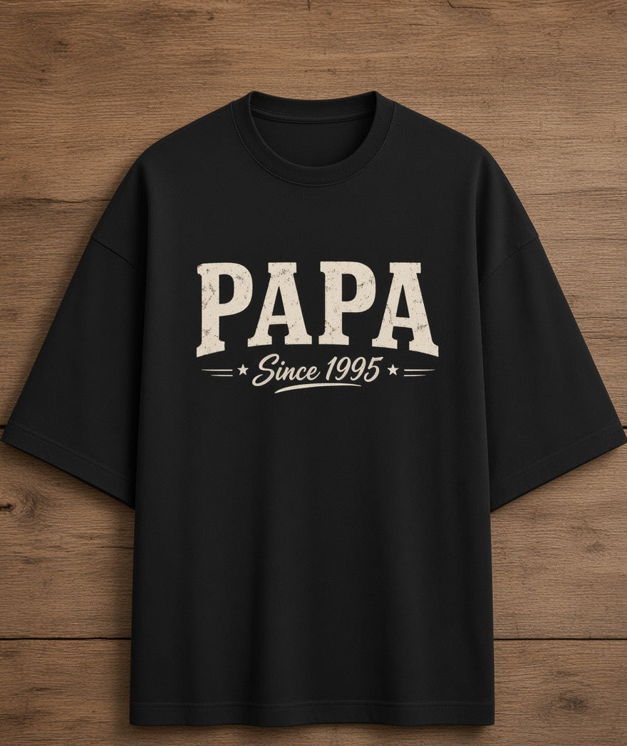 Vintage "PAPA Since 1995" Graphic