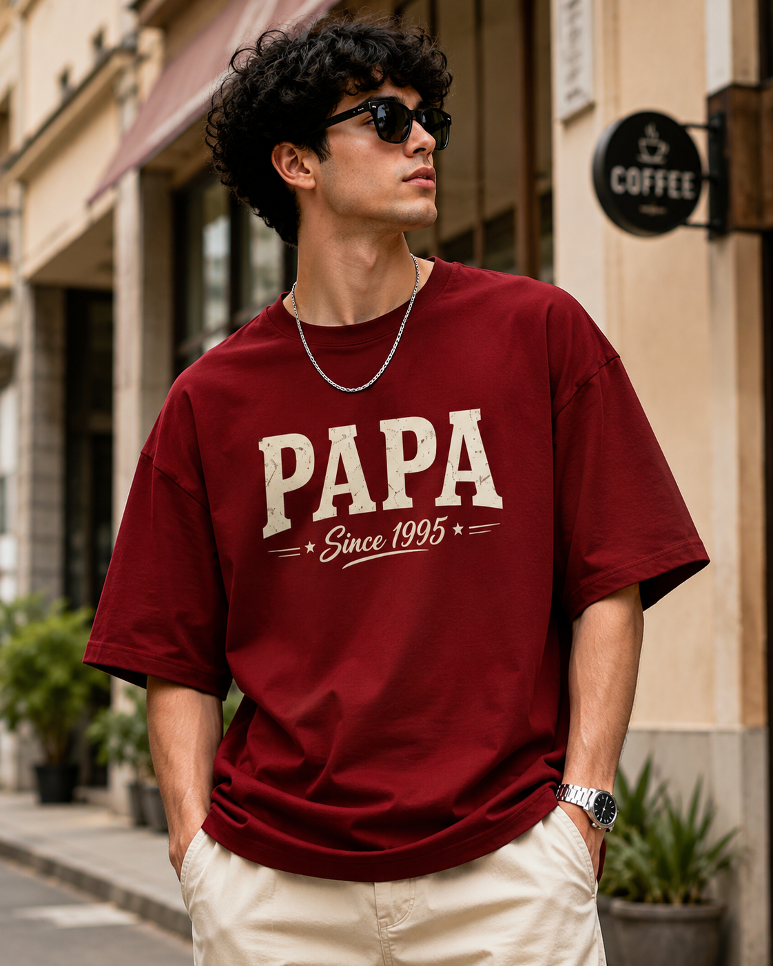 Vintage "PAPA Since 1995" Graphic