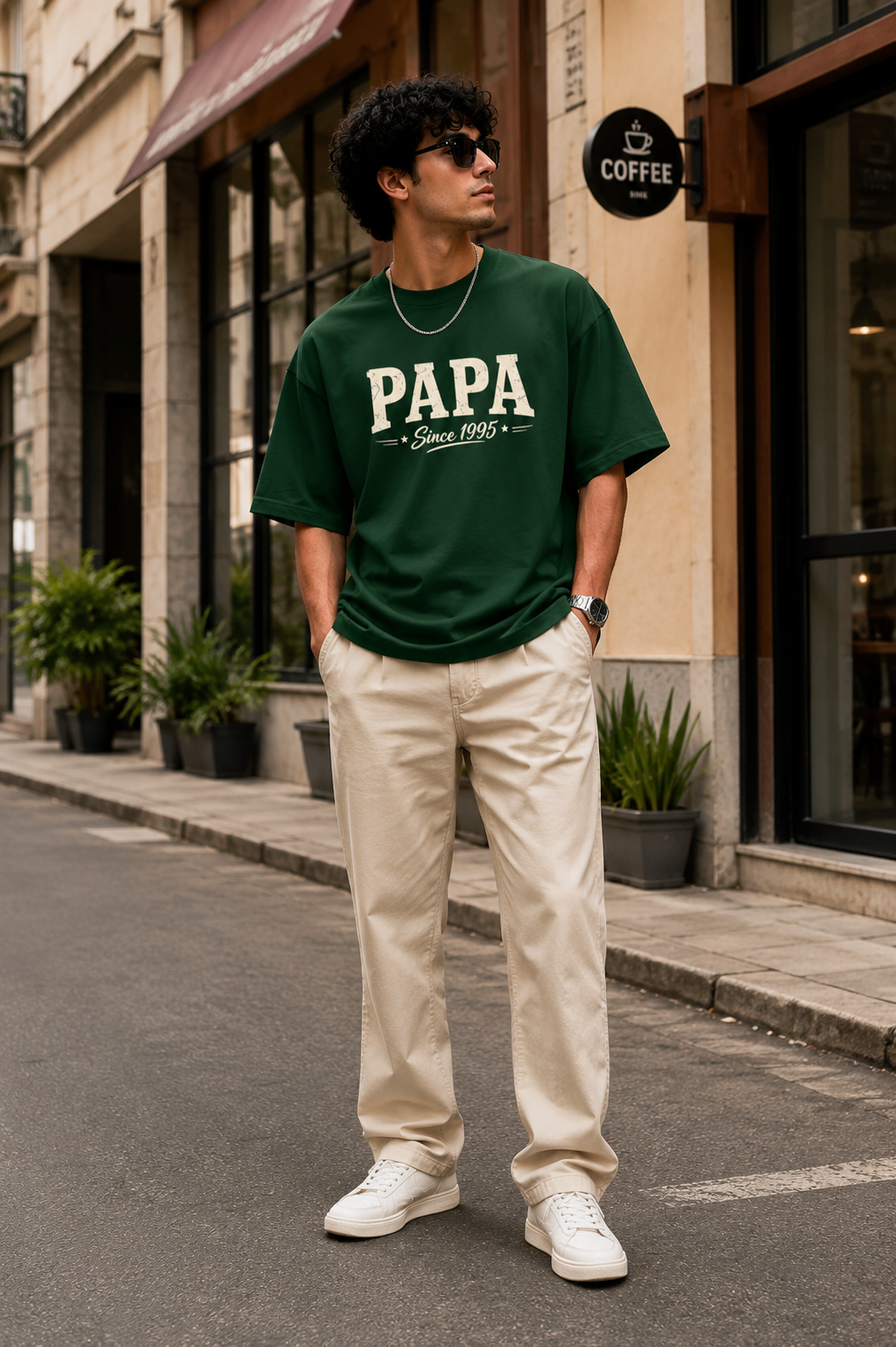 Vintage "PAPA Since 1995" Graphic
