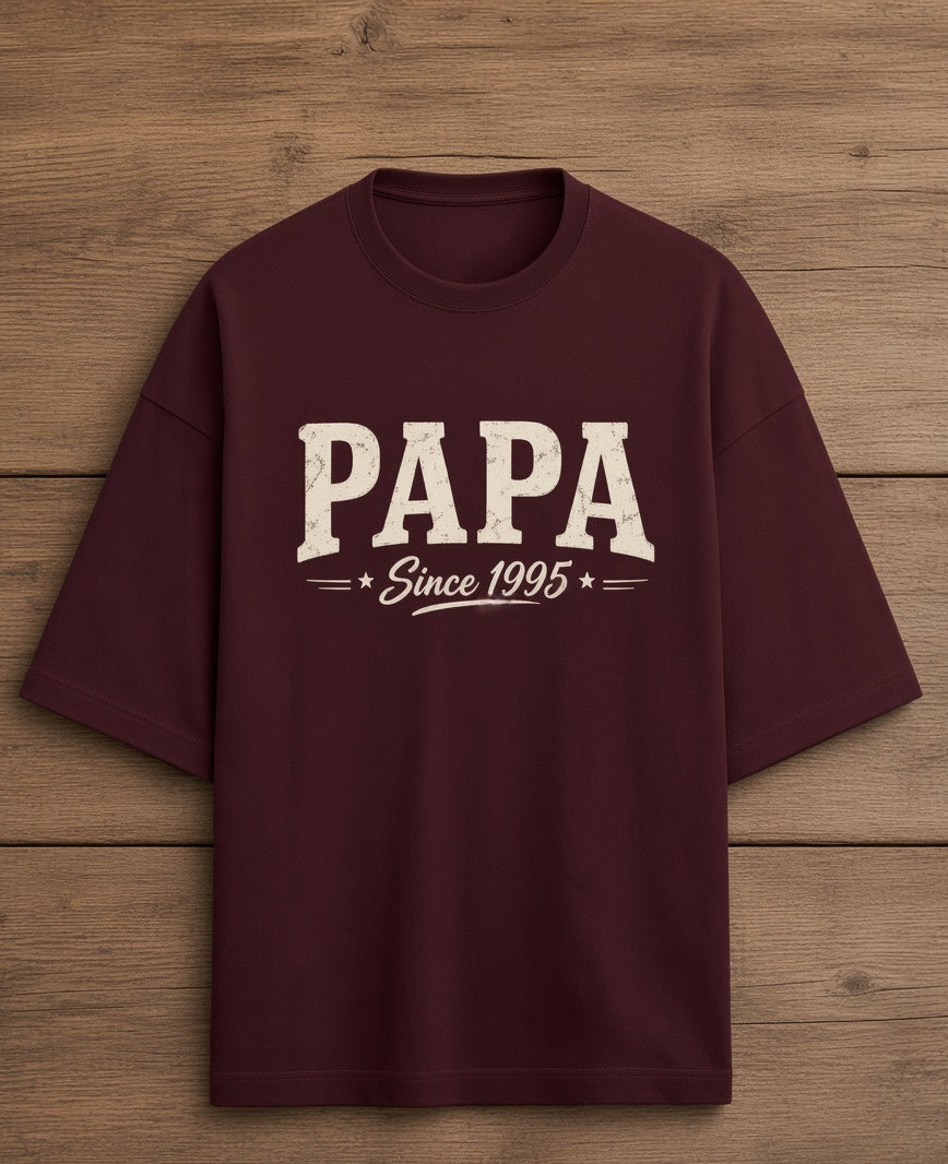 Vintage "PAPA Since 1995" Graphic
